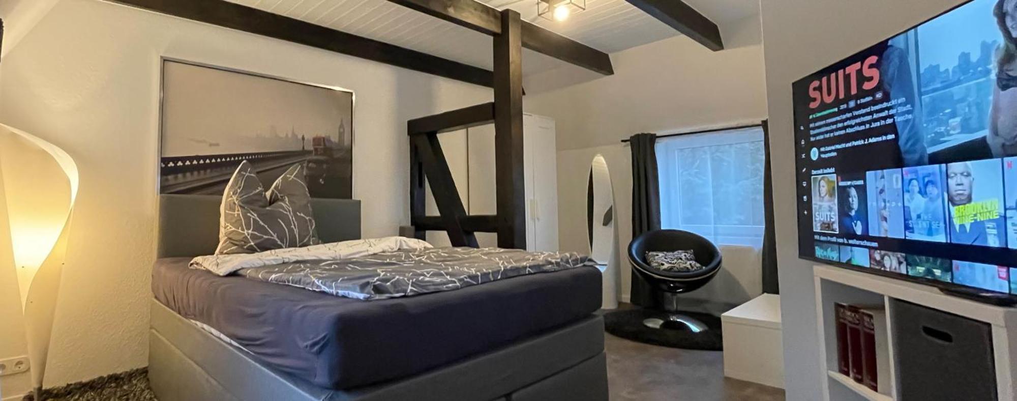 Fachwerkhaus Mit 2 Getrennten Schlafzimmern, Wohnzimmer Und Kueche Bückeburg Exterior foto